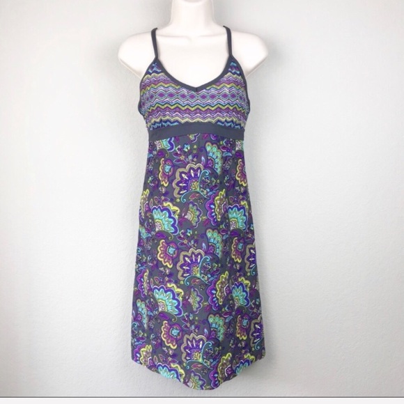 Athleta Other - Athleta Racerback Purple Paisley Swim Yoga Dress